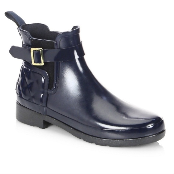 Hunter Shoes - 🔥Host Pick🔥 Hunter Gloss Quilted Rain Boots